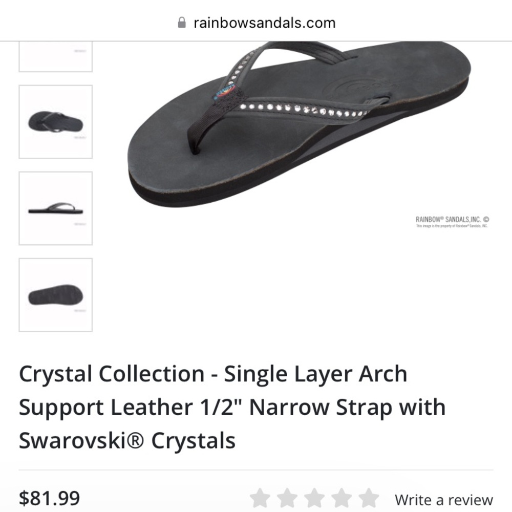 Rainbow women’s sandals